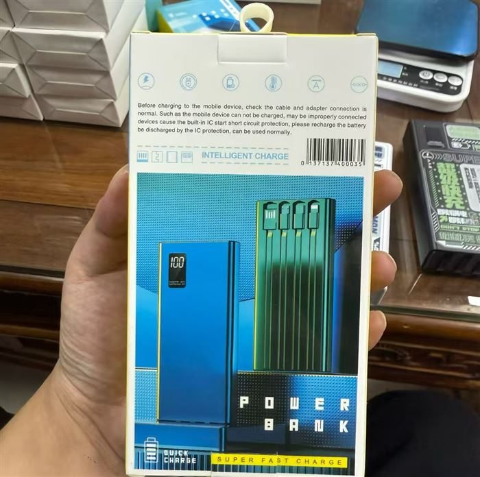 Stock power bank 20000 mAh pairs 22 5W