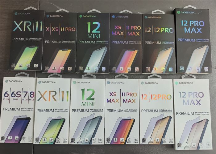 Screen protectors 6-12 original cartons unopened