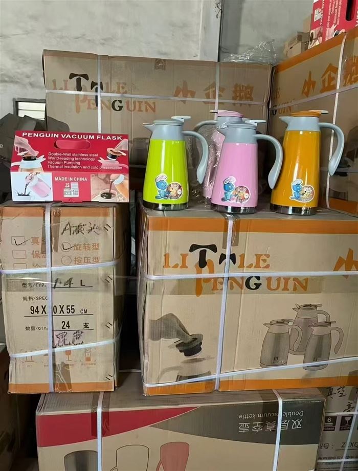 Export export-grade 1 4 L 1 9 L thermos pots 2400 pcs original cartons unopened
